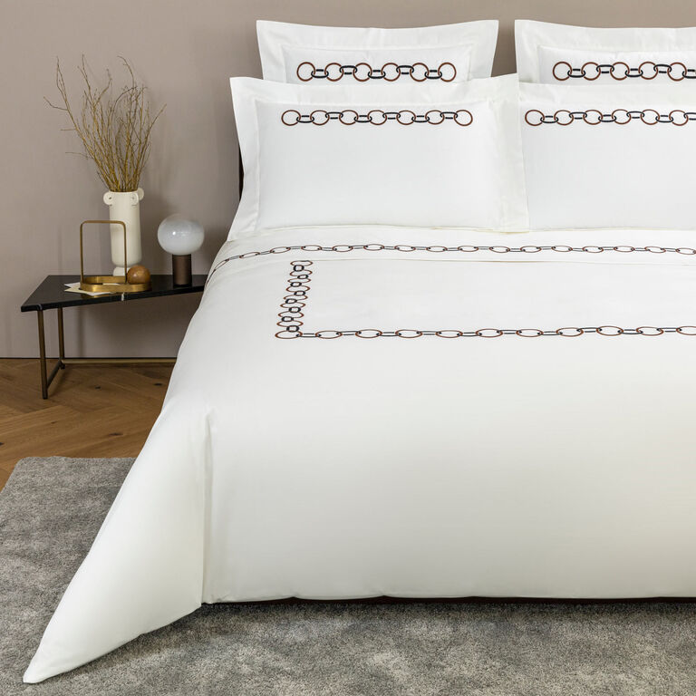 slide 1 Links Embroidered Duvet Cover