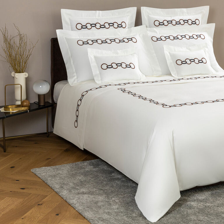 slide 4 Links Embroidered Duvet Cover